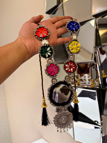 CHANDRIKA- Combo of necklace earring and ring (adjustable) ✨