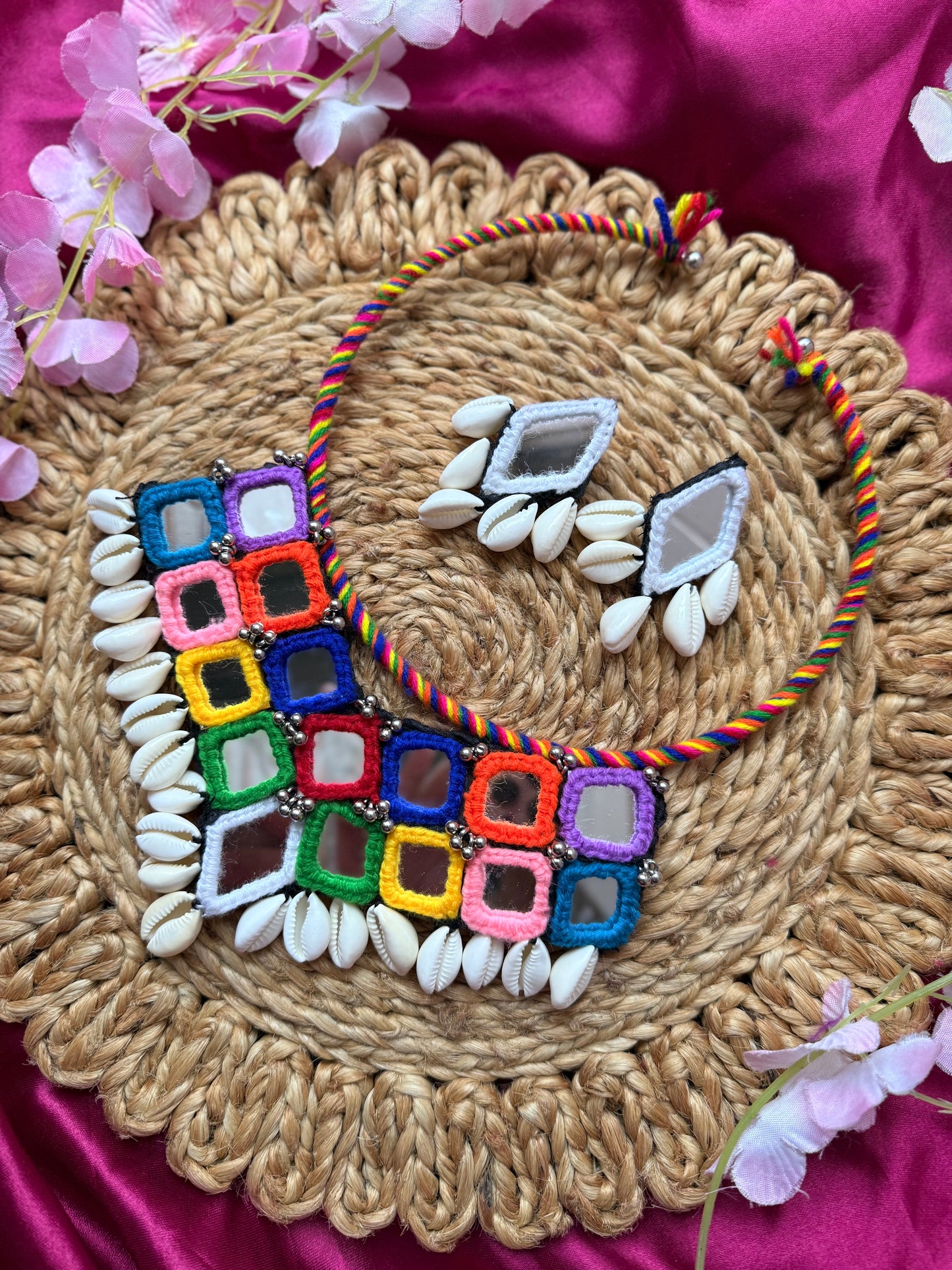 VAMIKA - MIRROR WORK JEWELLERY COMBO ❤️