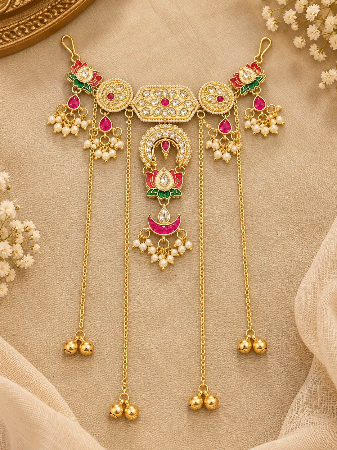 Meher hair brooch