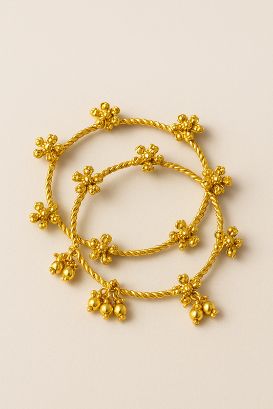 GHUNGHROO BANGLES (set of 2) ✨