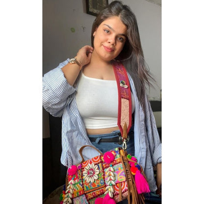Avni Boho Sling Bag with belt