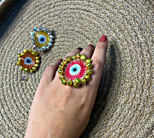 EVIL-EYE BOHO RING