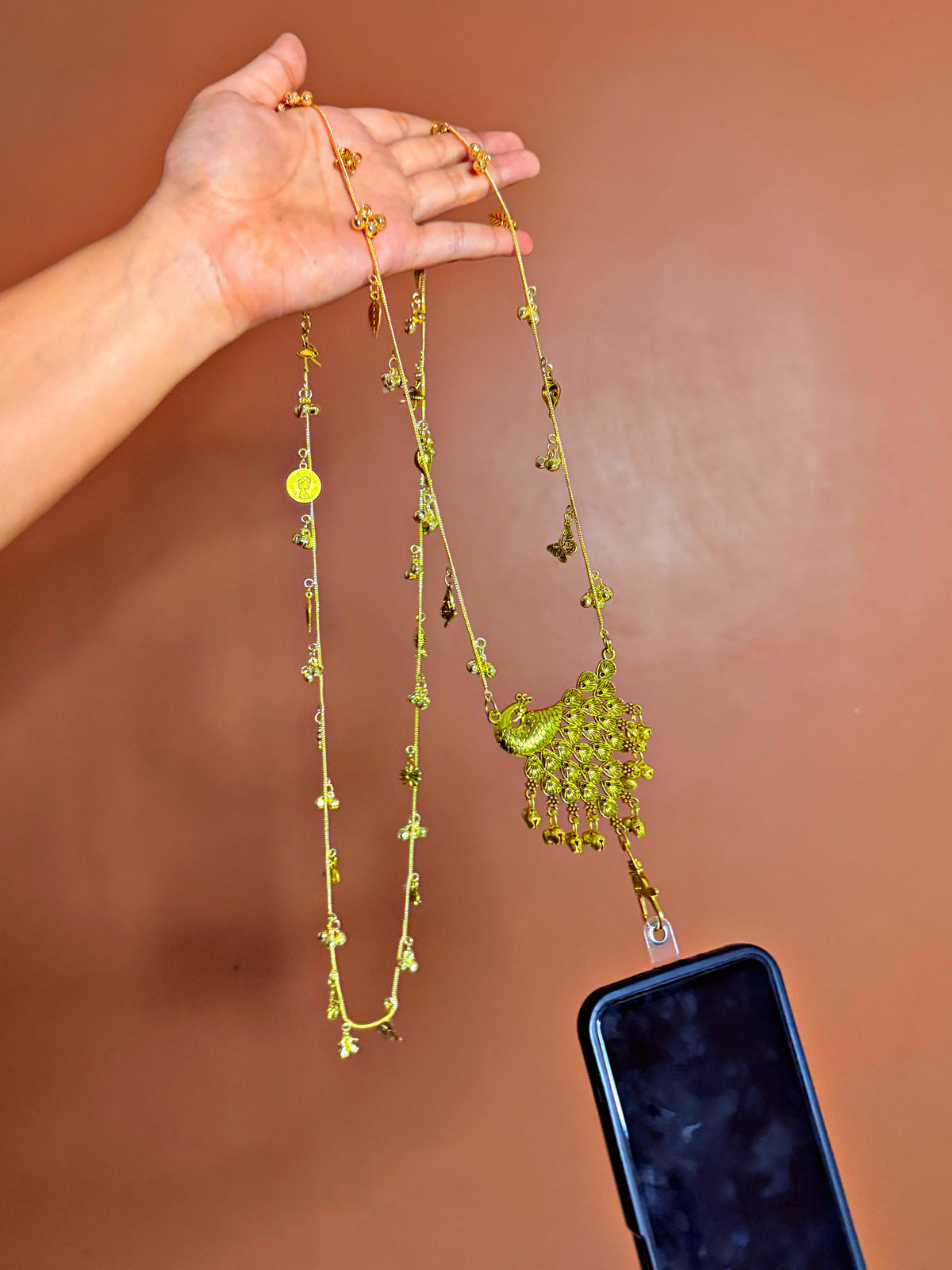 Kashmiri style phone sling