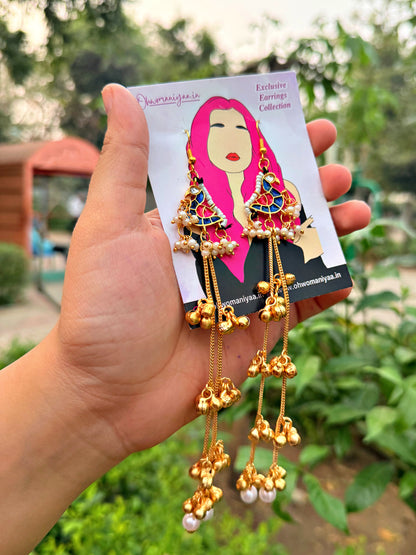 Morini- kashmiri Earrings ✨