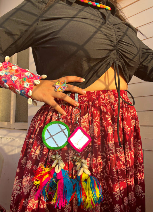 Boho bag charm/ waist hook