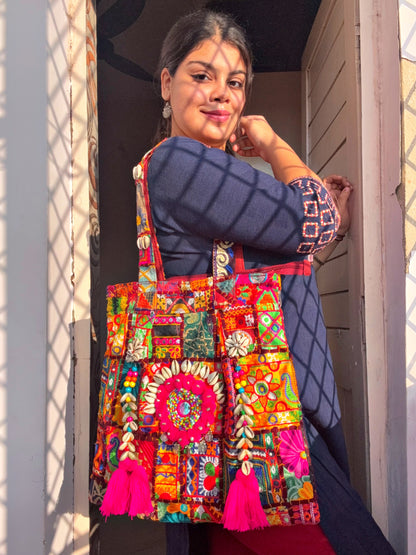 NYRAA- Jhola Style Tote bag ✨