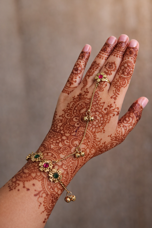 Mehndi polish hathphool ✨