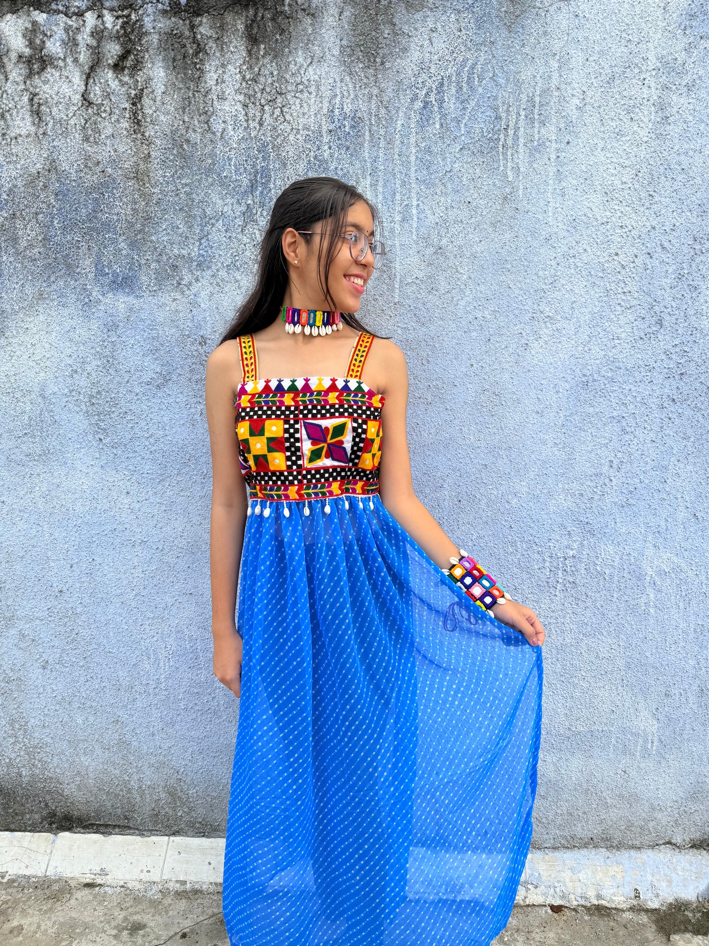 BOHO KUDDI - Strappy Criss Cross back kurti ✨