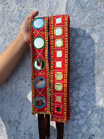 Mirror work belts