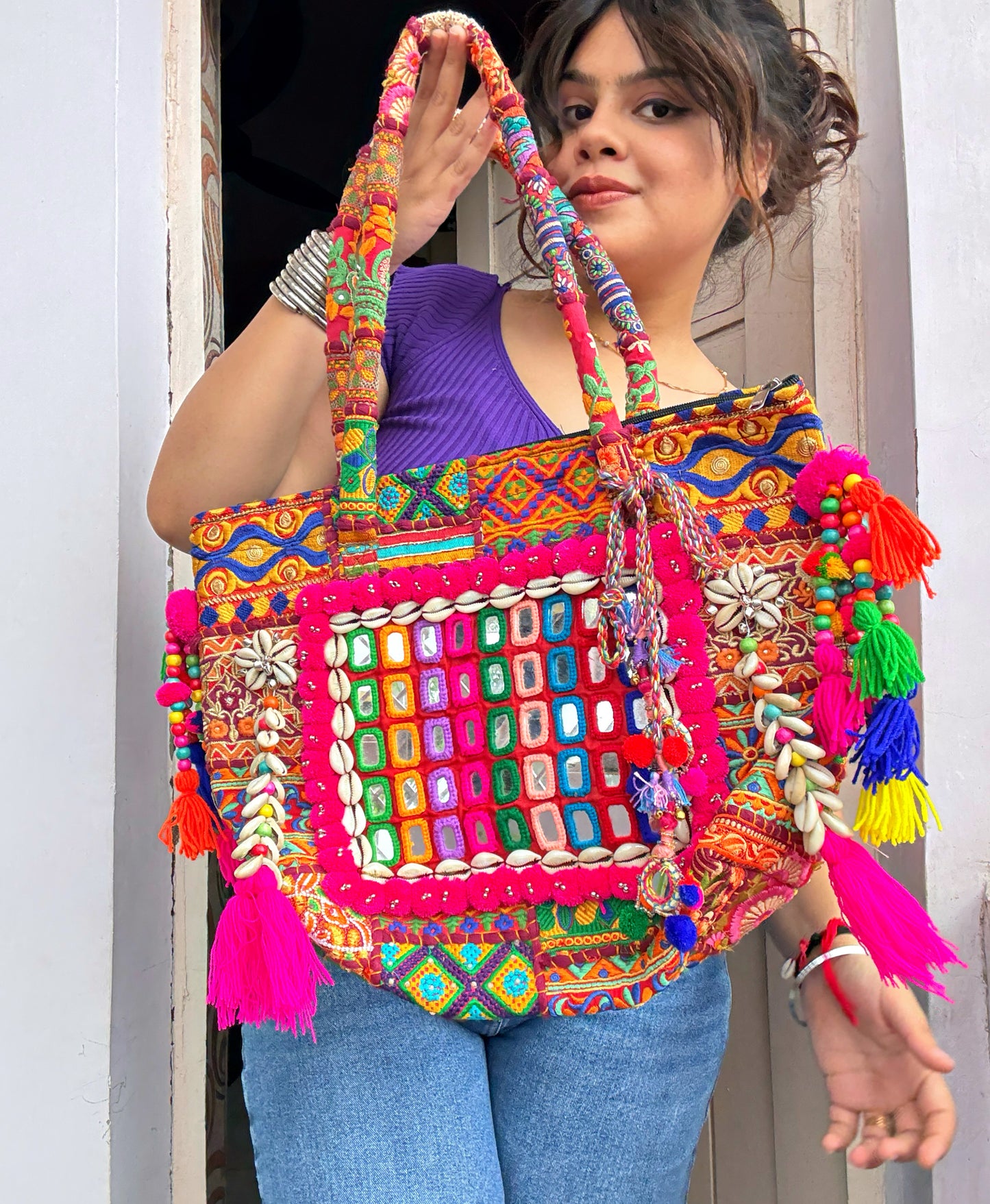 KAANCHI RANG TOTE BAG 🪞