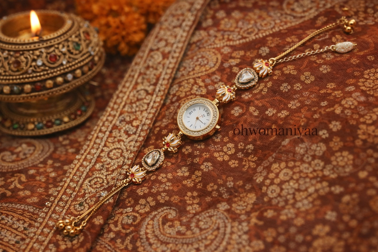 RENUKA- kundan watch