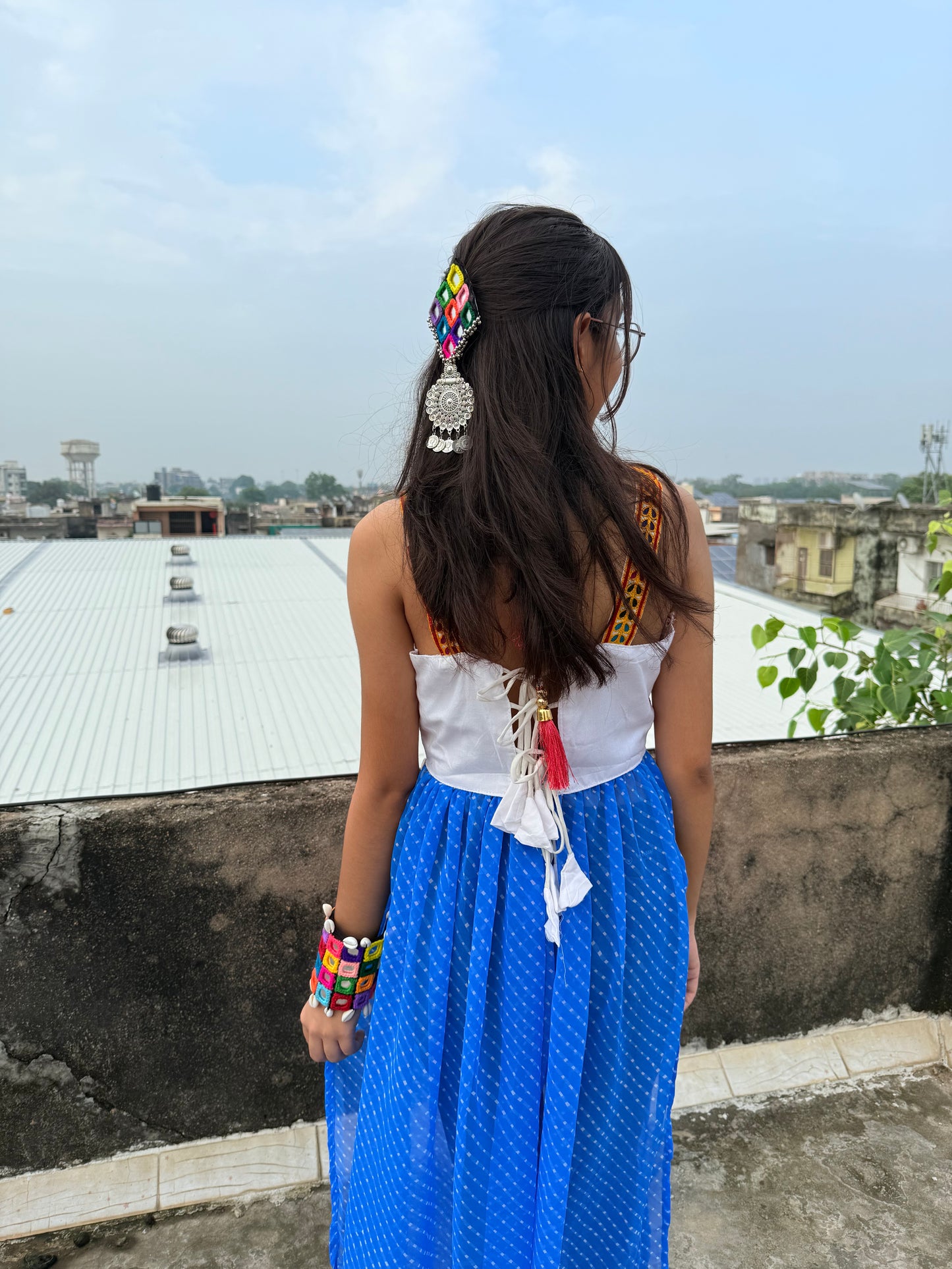 BOHO KUDDI - Strappy Criss Cross back kurti ✨