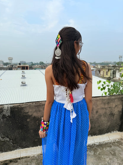 BOHO KUDDI - Strappy Criss Cross back kurti ✨