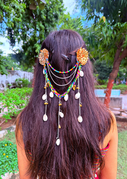 Yasmin hair brooch