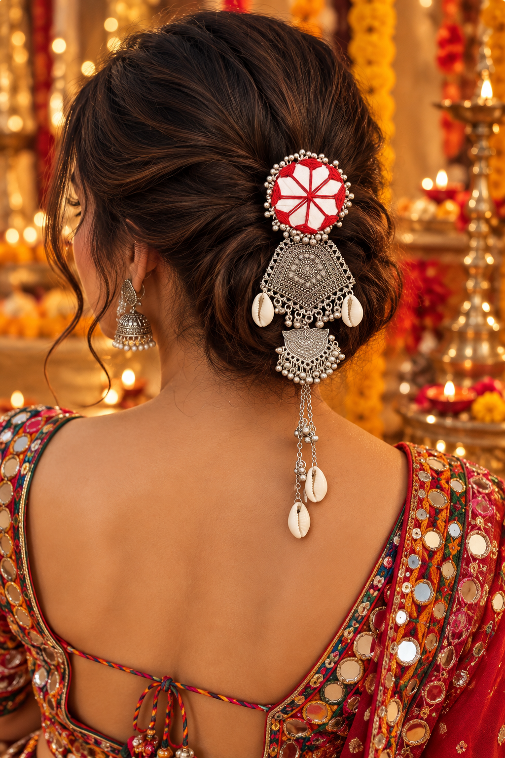 Jharna hair brooch