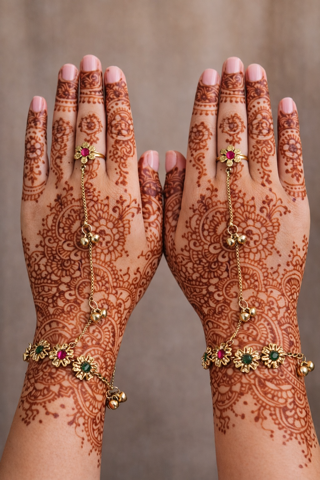 Mehndi polish hathphool ✨