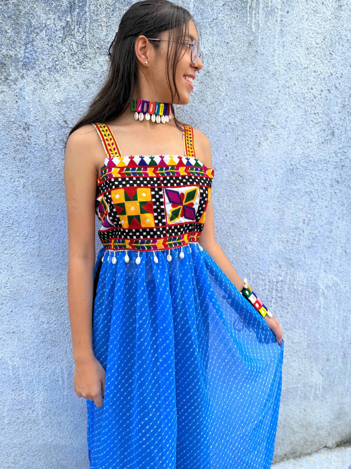 BOHO KUDDI - Strappy Criss Cross back kurti ✨