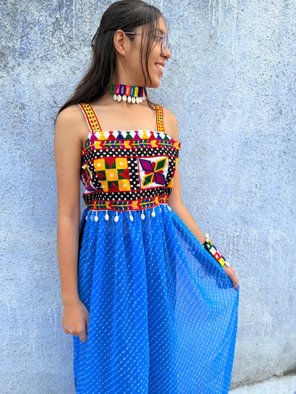 BOHO KUDDI - Strappy Criss Cross back kurti ✨