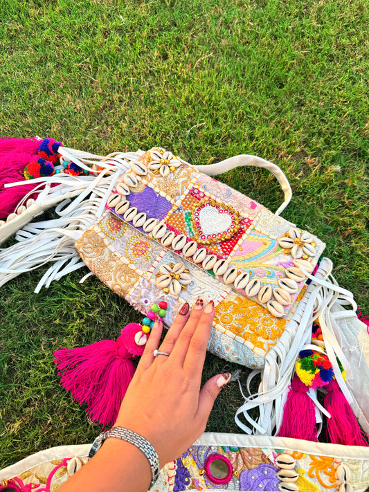 “BOHO-AMORE”- pinteresty Sling bag 🌷🦢