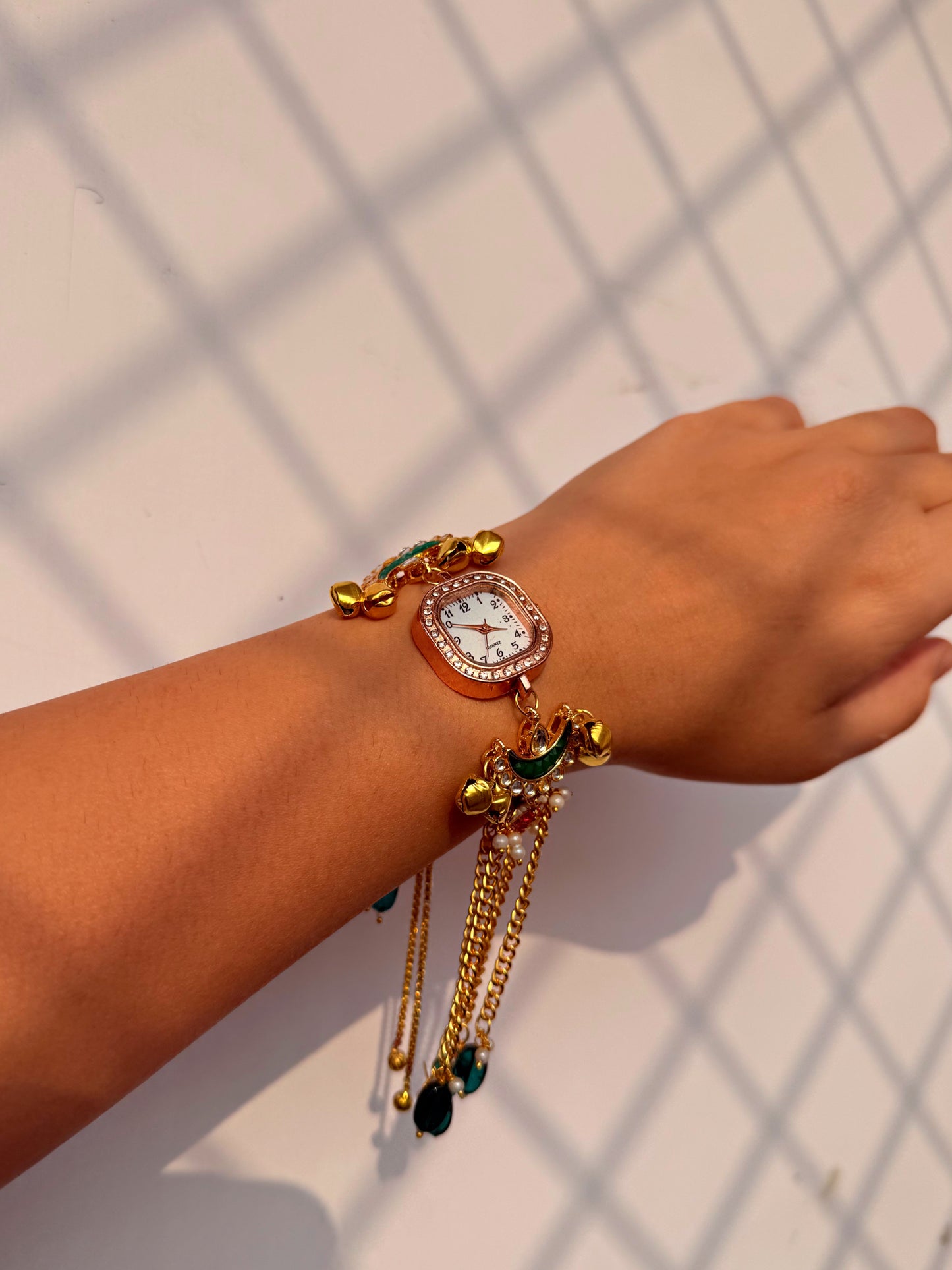 SANJIVANI WATCH - rose gold curved dial