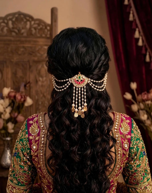 Jigna hair brooch