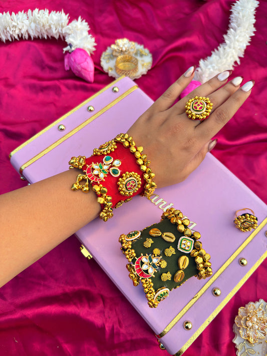 MANNAT - The ROYAL SOUL HANDCUFF WITH RING SET