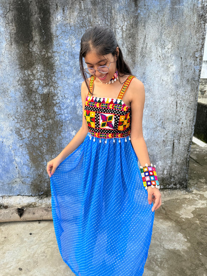 BOHO KUDDI - Strappy Criss Cross back kurti ✨