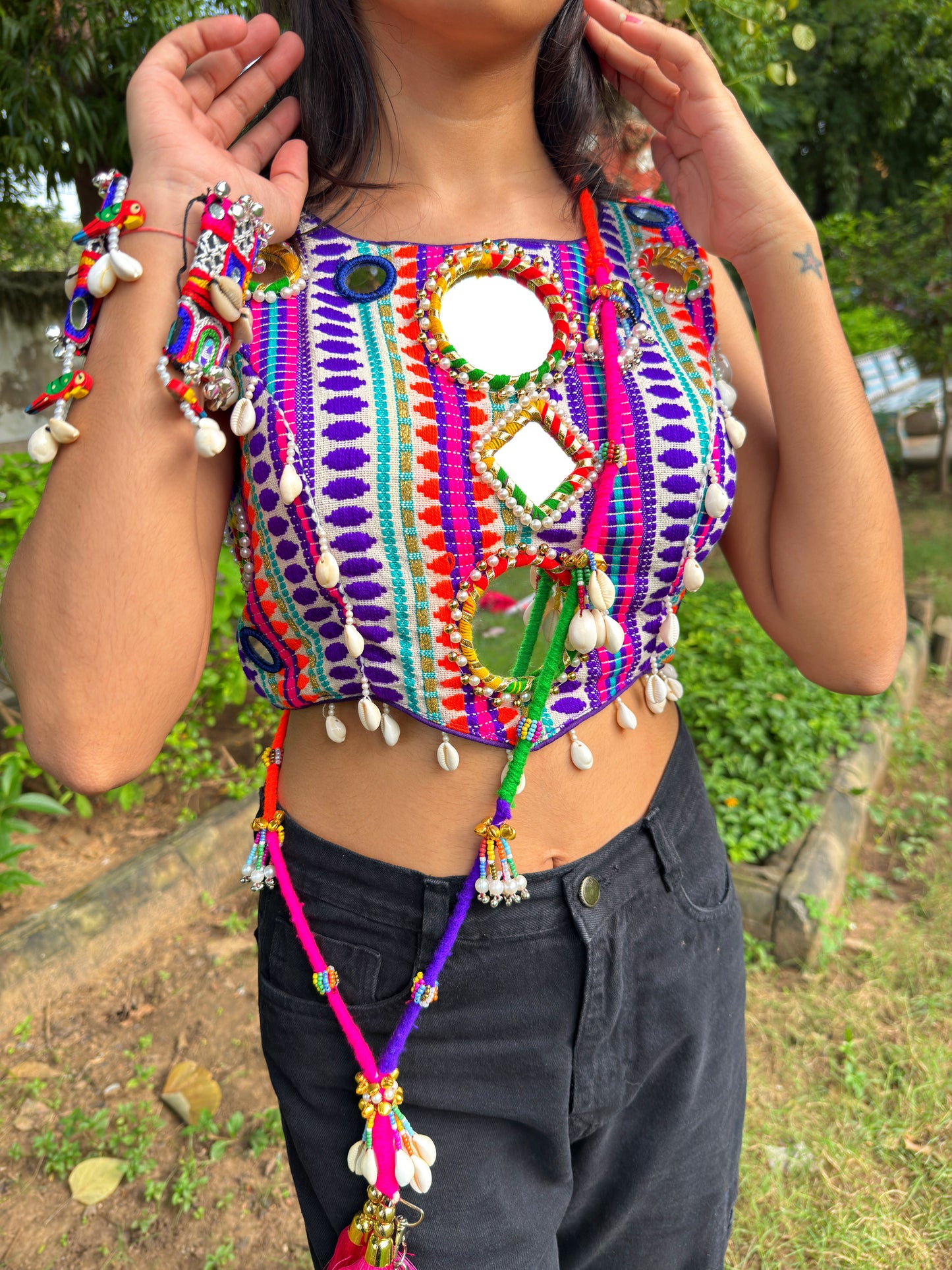 RANGTAALI - BEADED PHONE SLING ✨