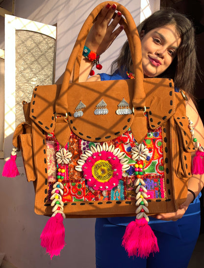 Muskan - GIRLBOSS BOHO BOX TOTE BAG 🪷💼