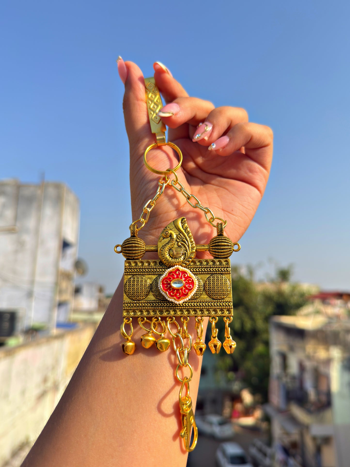 MEHFIL MAGIC - ETHNIC SLING AND ETHNIC WAIST HOOK COMBO