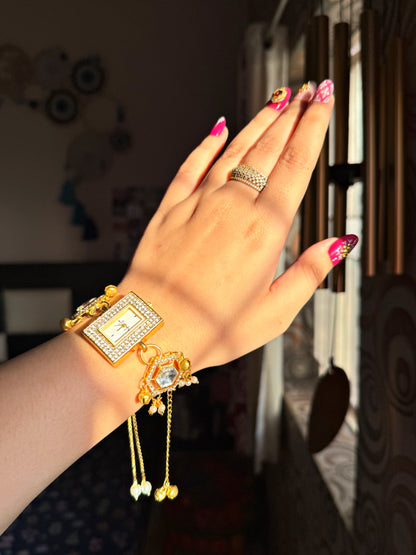 VANYA- kundan watch ✨