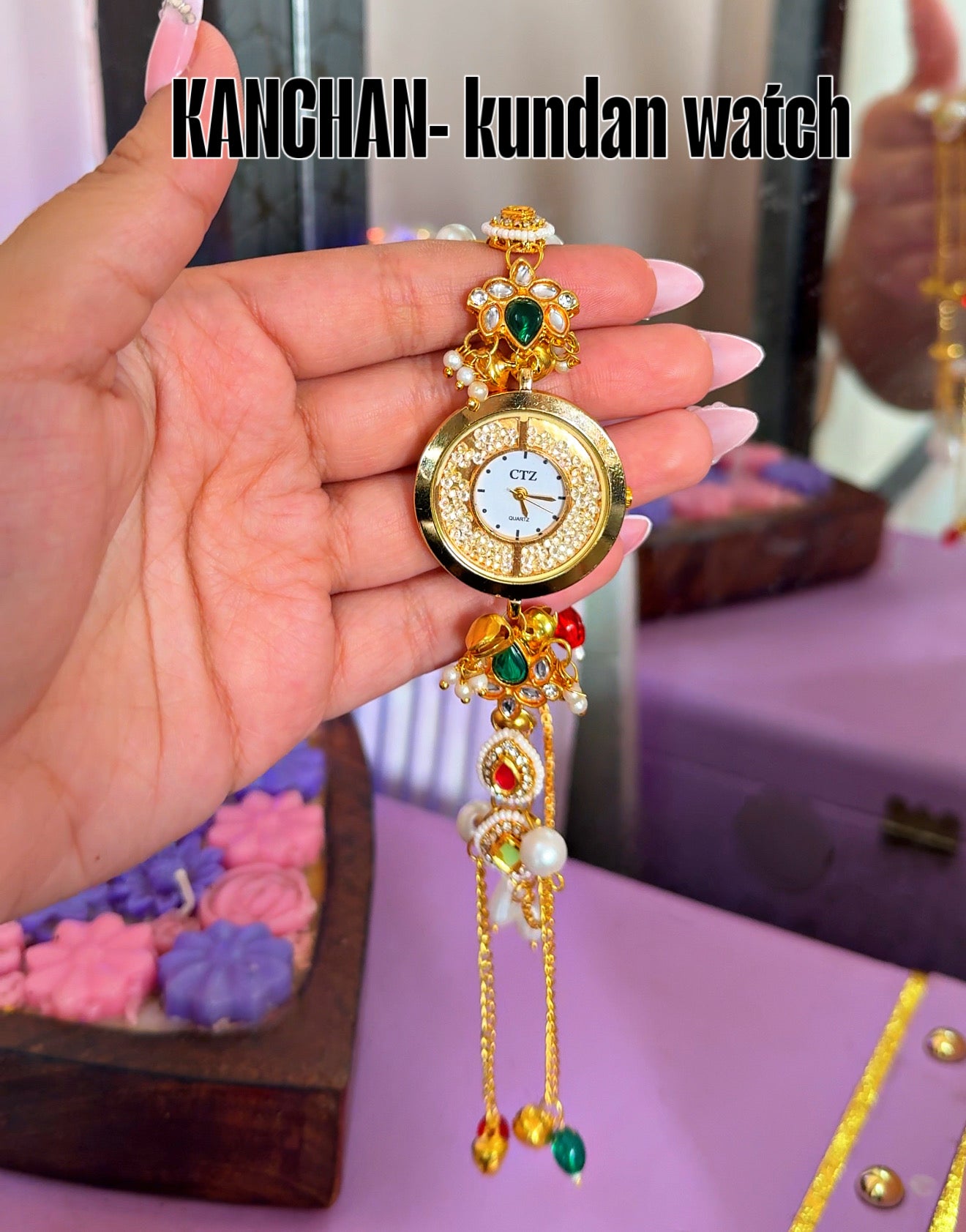 KANCHAN- kundan watch ✨