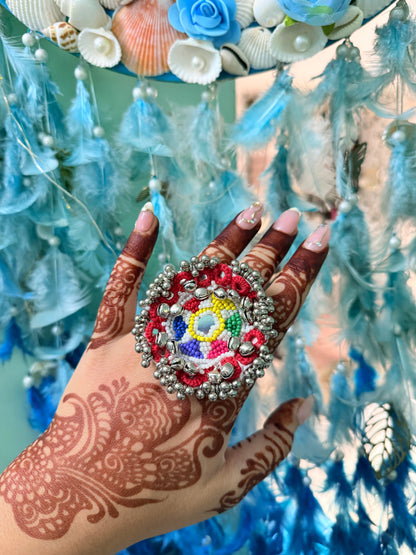 NAZIYA- STATEMENT RING (MULTI)