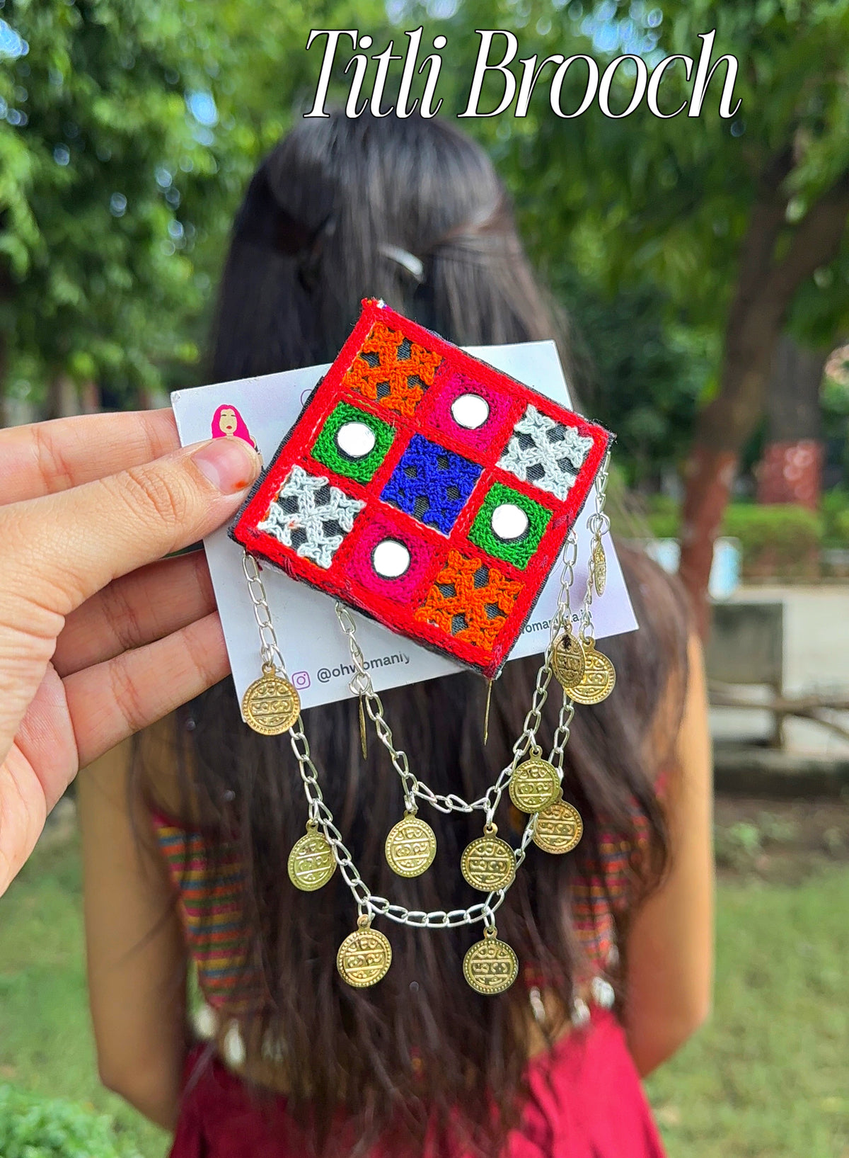 Titli hair brooch