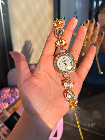 RENUKA- kundan watch