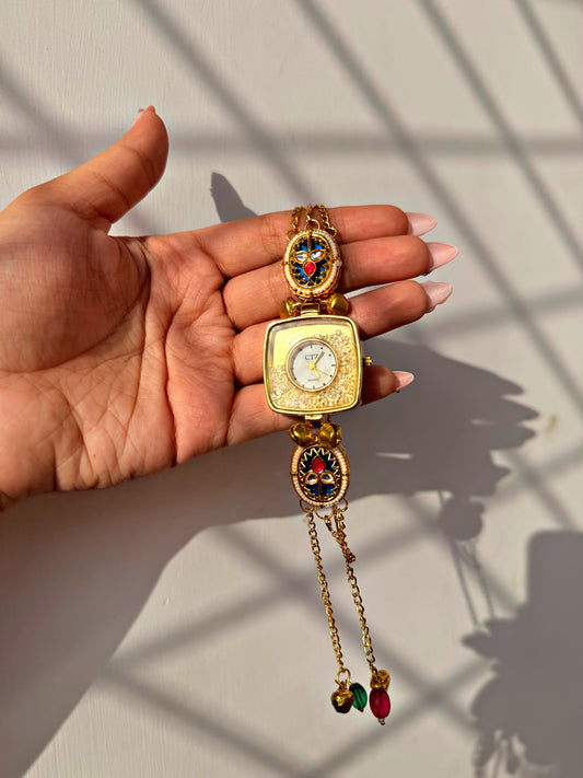 NIHARIKA - ethnic kundan watch ✨