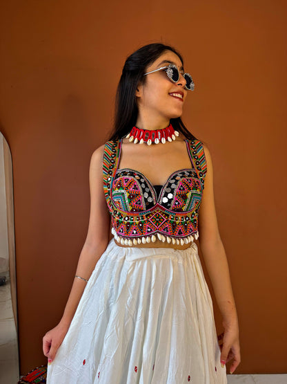 Jhamkudi chaniya and choli set ✨