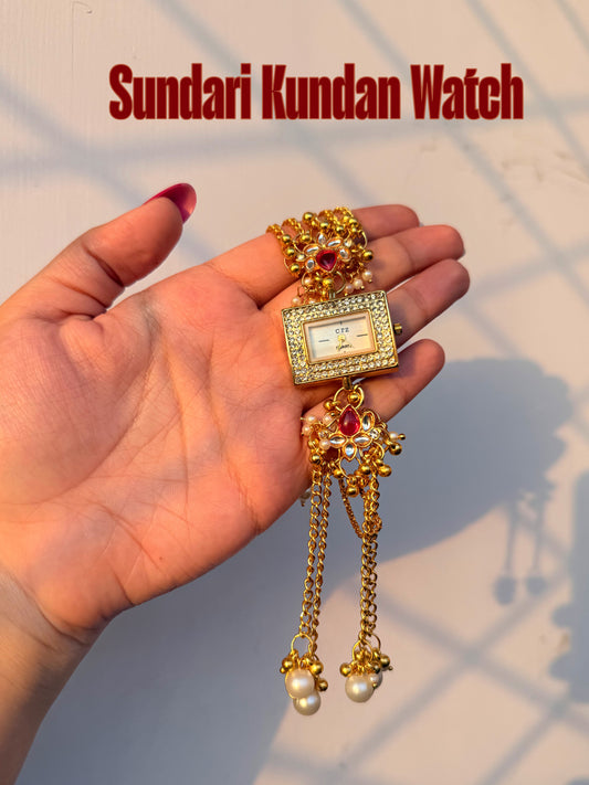 SUNDARI- kundan watch