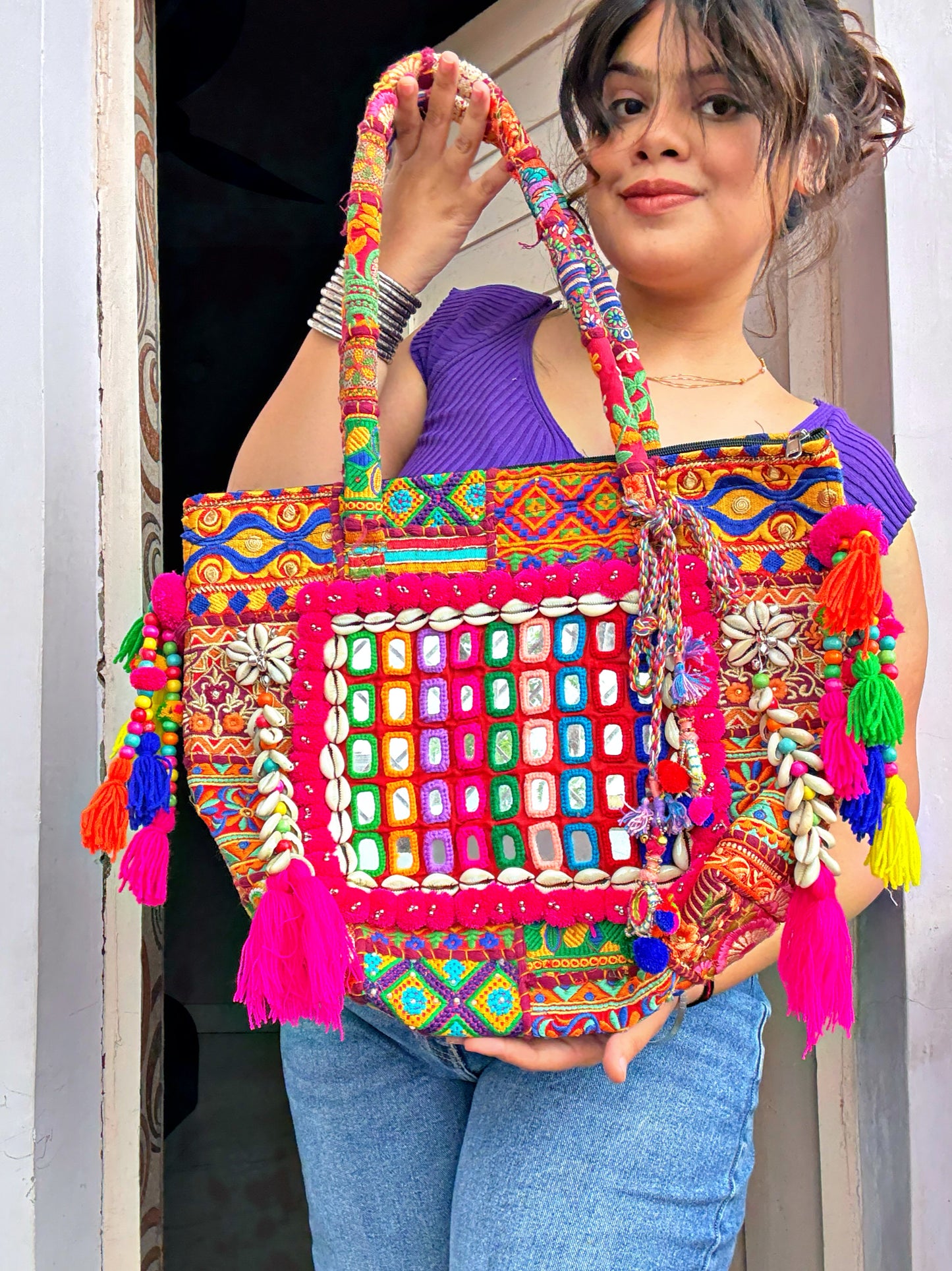 KAANCHI RANG TOTE BAG 🪞