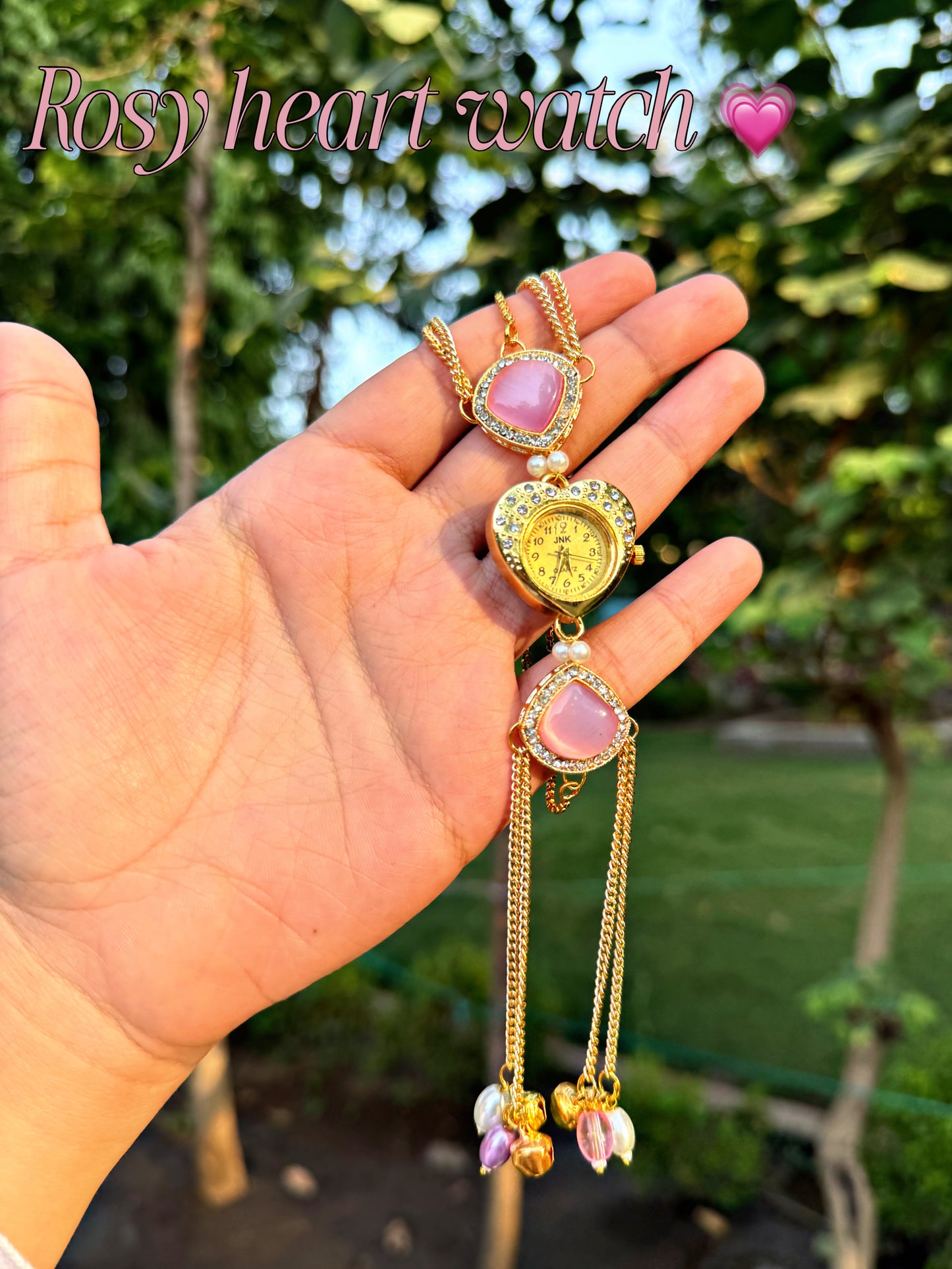 Rosy Heart watch ✨