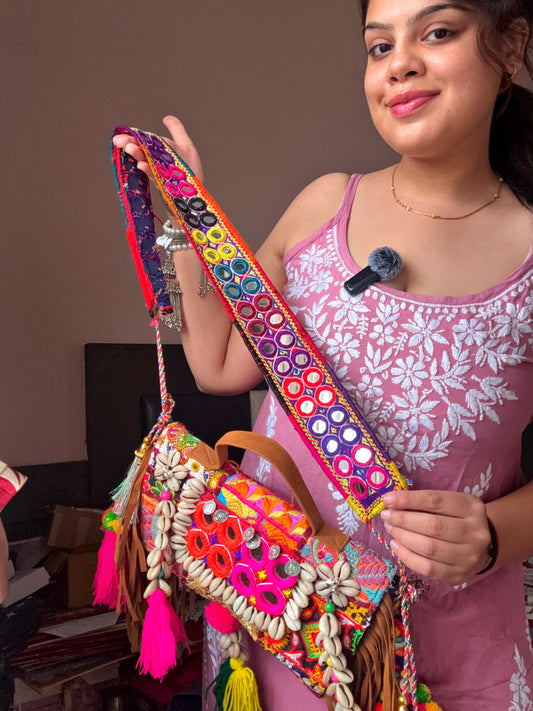 BANJARA MIRROR WORK BELT ✨