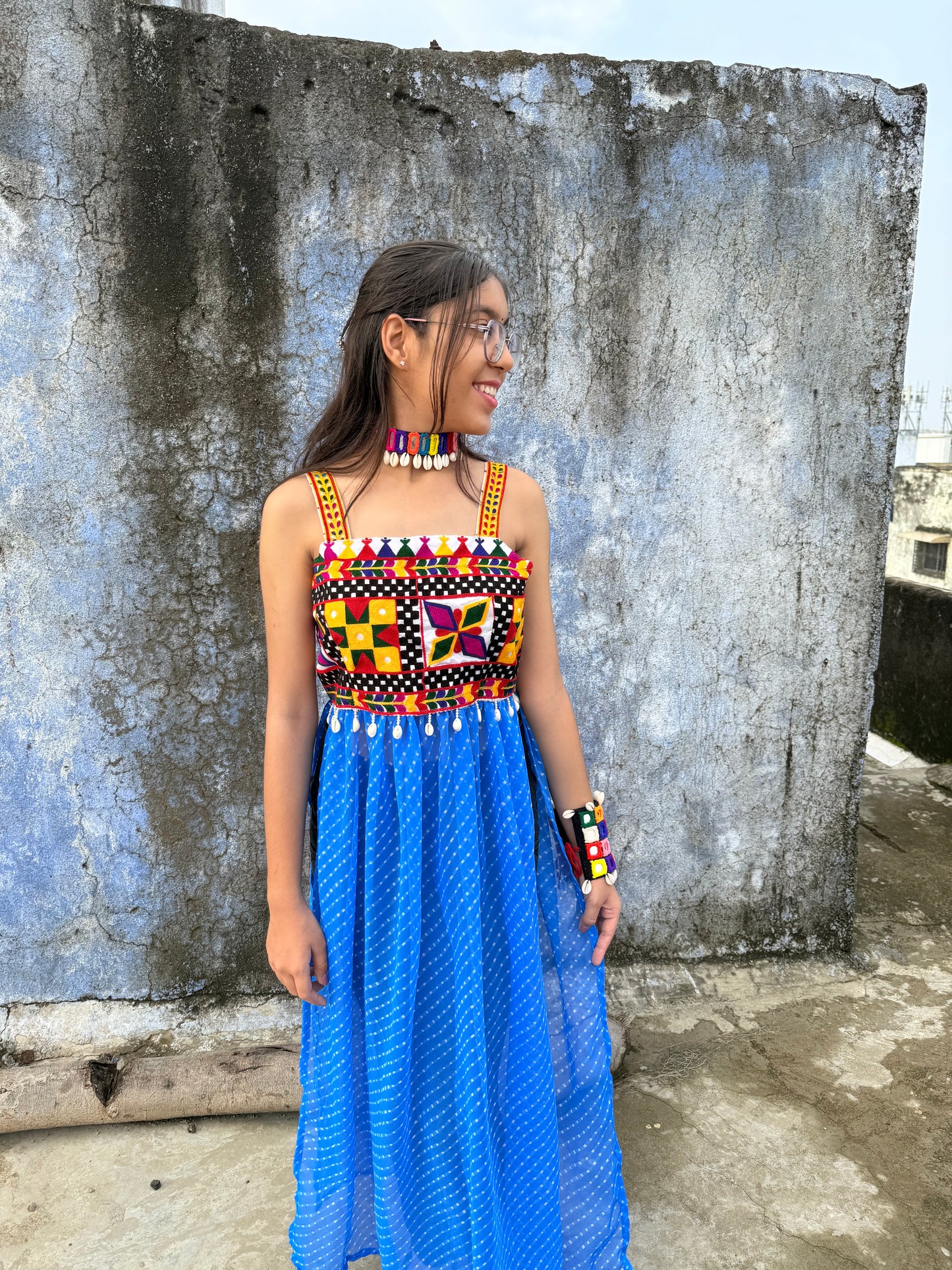 BOHO KUDDI - Strappy Criss Cross back kurti ✨