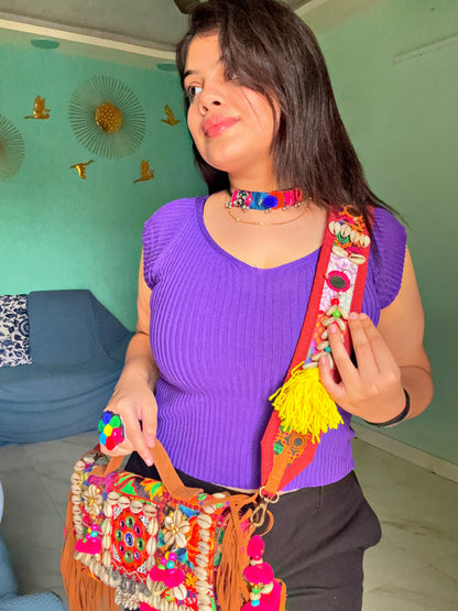 NOOR- SLING BAG WITH HEAVY WORK BELT 🌺🪬