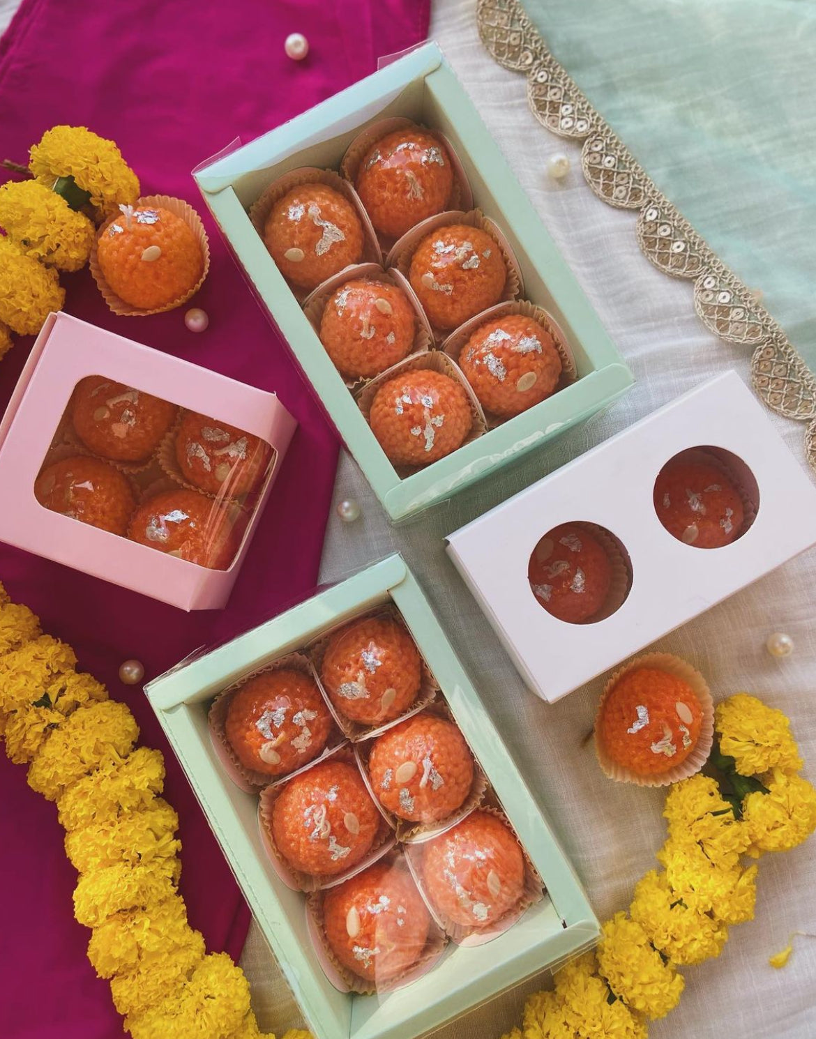 Ladoo- Candle Set  (LIMITED EDITION) pack of 6 ✨