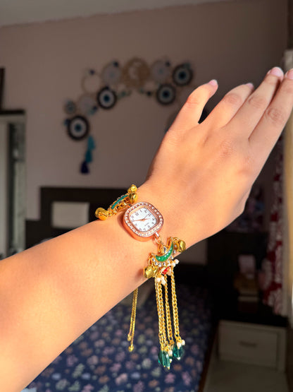 SANJIVANI WATCH - rose gold curved dial