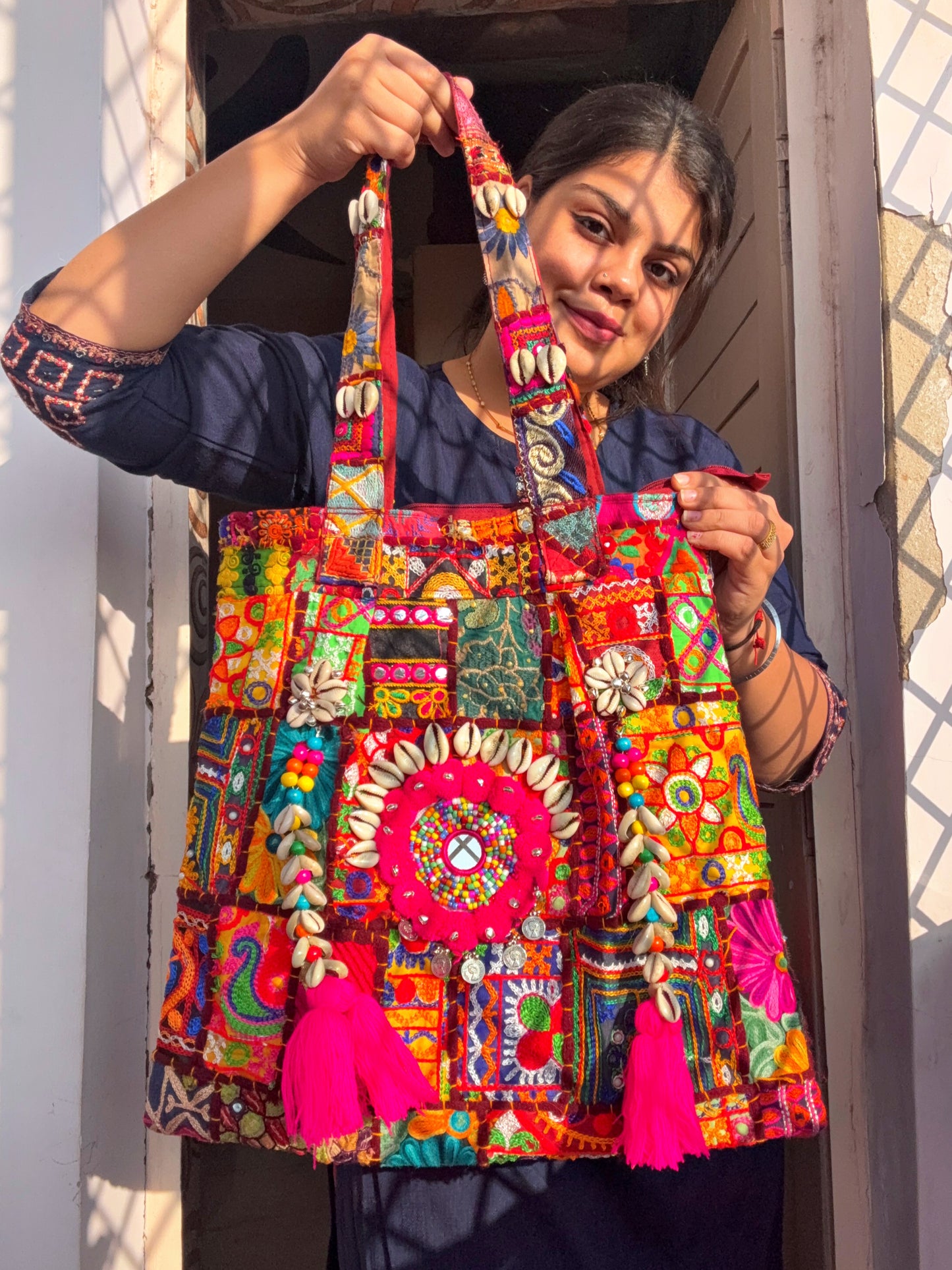 NYRAA- Jhola Style Tote bag ✨