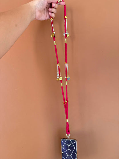 Gulrani- Phone sling with lanyard