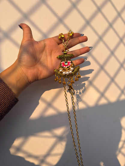 SAJDA WAIST HOOK AND phone sling with lanyard