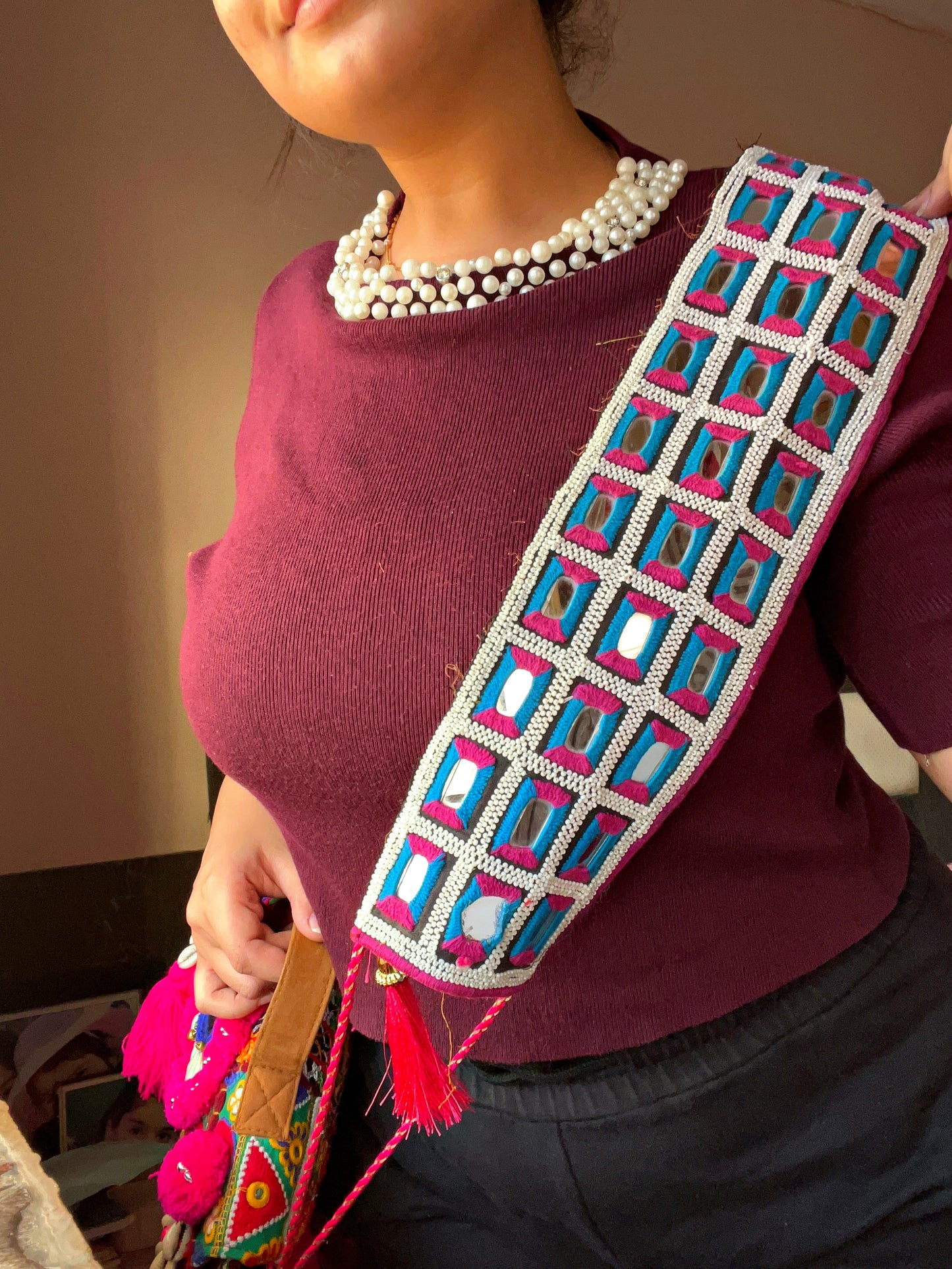 Myraa boho bag with BANJARA WORK BELT