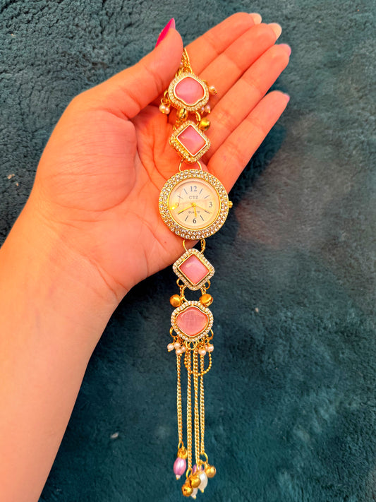 MONALISA - pink stone watch